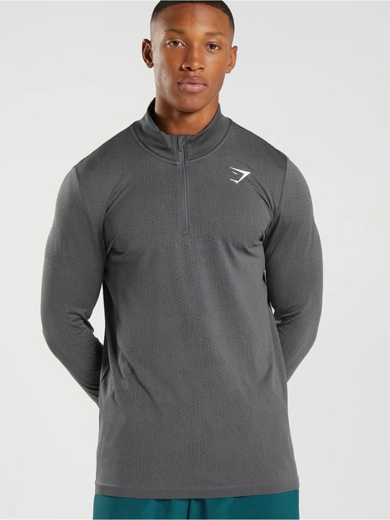 Gymshark Other - Gymshark Sport Seamless 1/4 Zip Long Sleeve Performance Pullover Size L